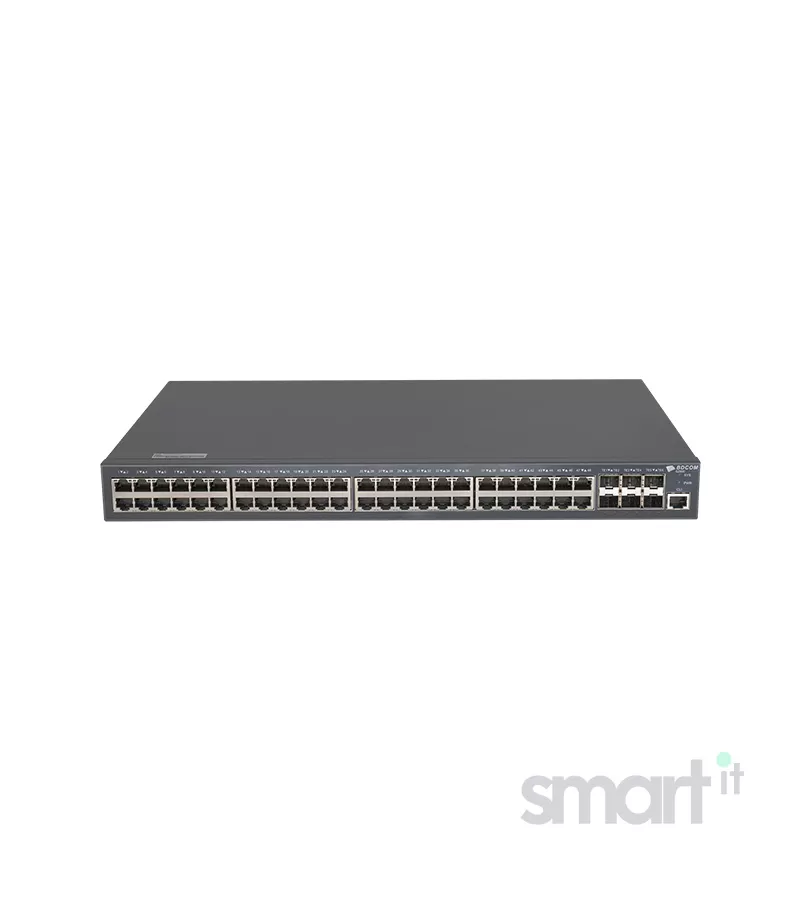 S2900-48P6X (L3-lite Stackable Managed Switch ) / S2900-48P6X, PoE Коммутатор 740W управляемый 48 порта 1G RJ45 + 6 Port 10G SFP+(BDCOM) фото