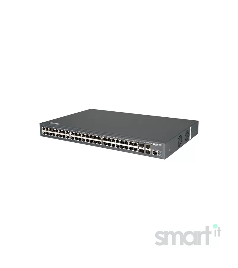 S2900-48T4X   L3-lite Stackable Managed Switch / S2900-48T4X, Коммутатор управляемый 48 порта 1G RJ45 + 4 Port 10G SFP+S2900-48T4X, Коммутатор управляемый 48 порта 1G RJ45 + 4 Port 10G SFP+ (BDCOM) image