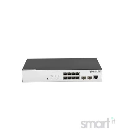 S2510-P L3-lite Managed PoE Switch / S2510-P, PoE Коммутатор 130W управляемый 8 порта 1G RJ45 + 2 Port 1G SFP(BDCOM) image thumbnail